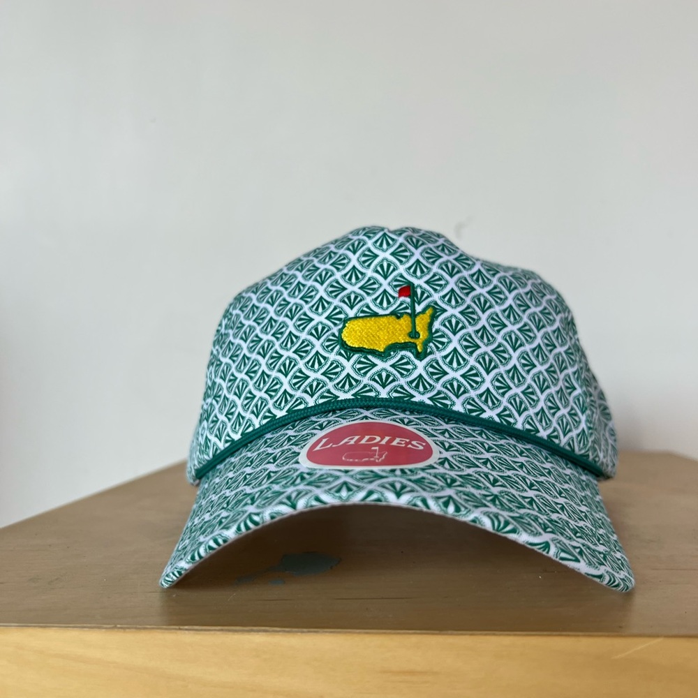 Green Patterned Golf Cap